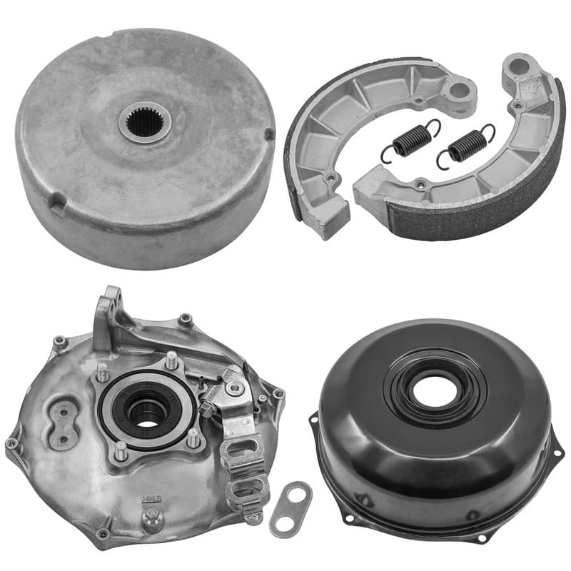 43010-HN2-000 Rear Brake Panel & Drums With Shoe For Honda TRX500