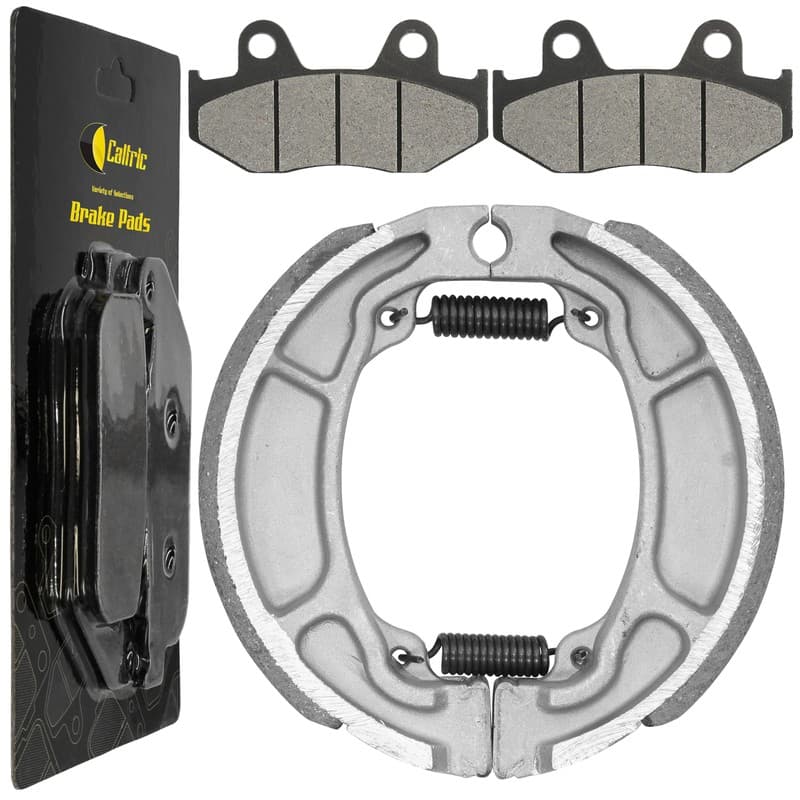 Front Brake Pads & Rear Brake Shoes for Honda Elite 110 NHX110 2010 2011