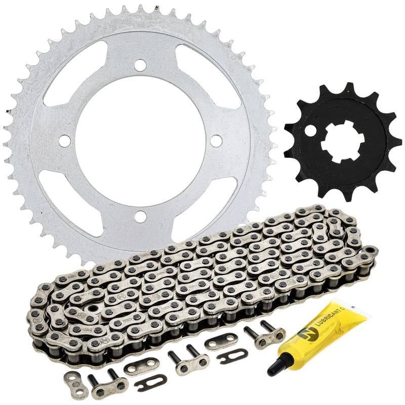 Sprocket Chain Set for Kawasaki KX100 Suzuki RM100 13/51 Tooth 428 Rear Front