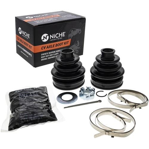 NICHE Front CV Axle Boot Kit for Suzuki 54931-38FV0 54930-03GV0 Eiger 400 ATV
