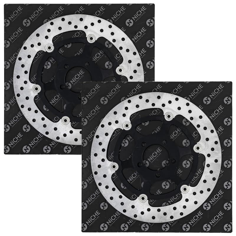 NICHE Front Brake Rotor Set For Kawasaki Ninja ZX6 ZR7S Z750S 41080-0045-S6