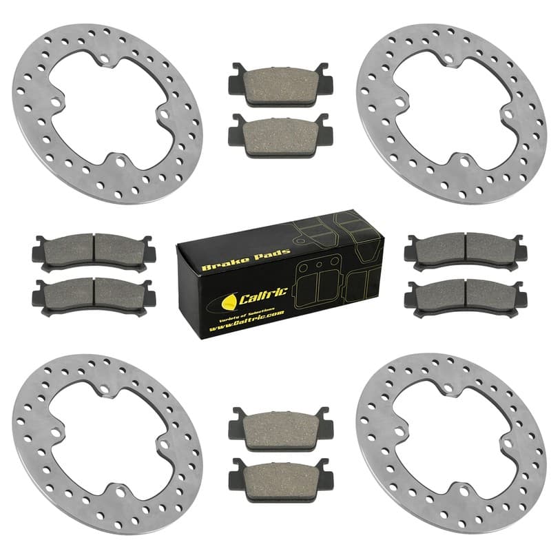 Brake Pad Set & Discs For Honda Pioneer 1000 SXS1000M3 2016-2024 Left & Right