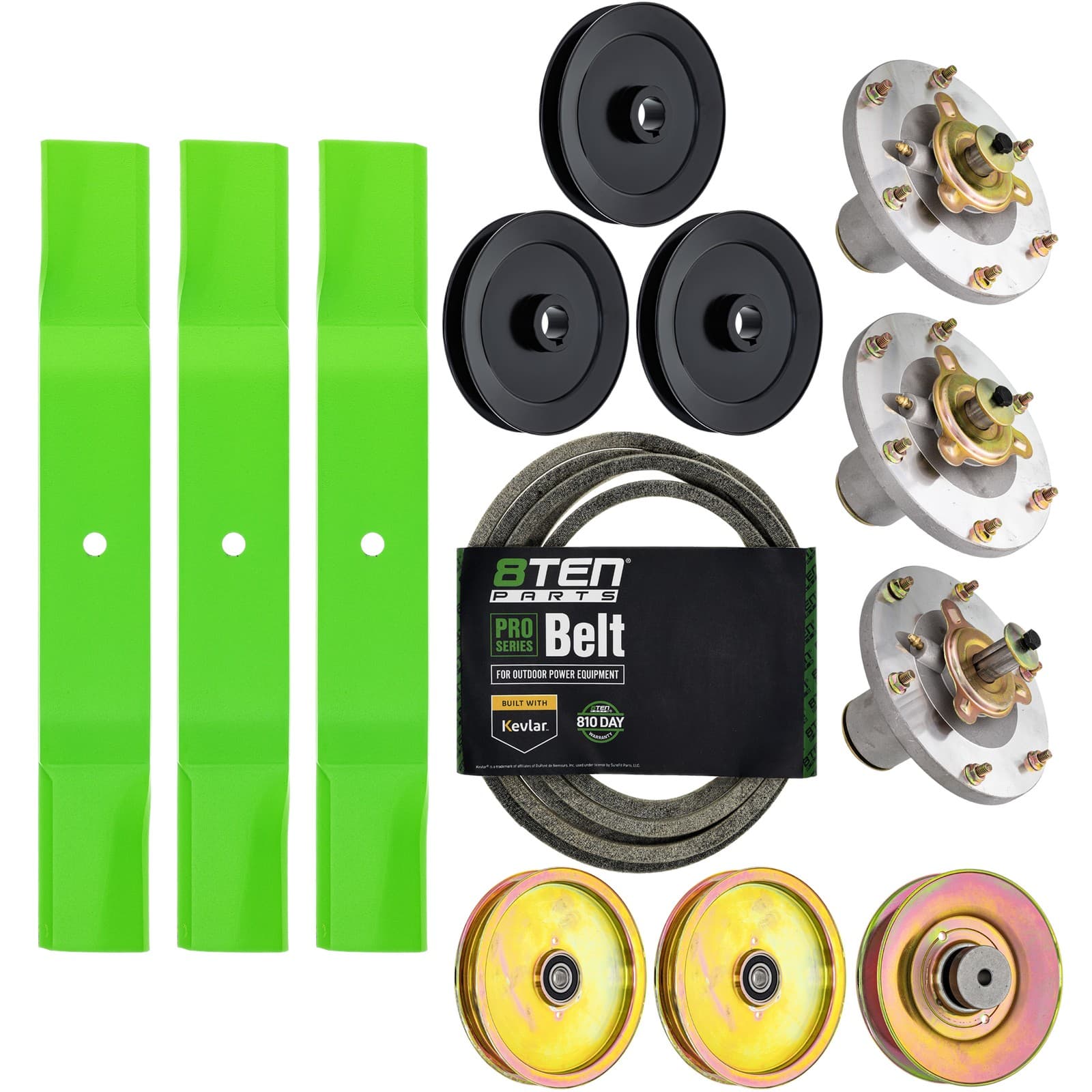 A Closer Look at the 8TEN Deck Rebuild Kit for Grasshopper 3461r 3452 52-Inch 320236 623763 382084