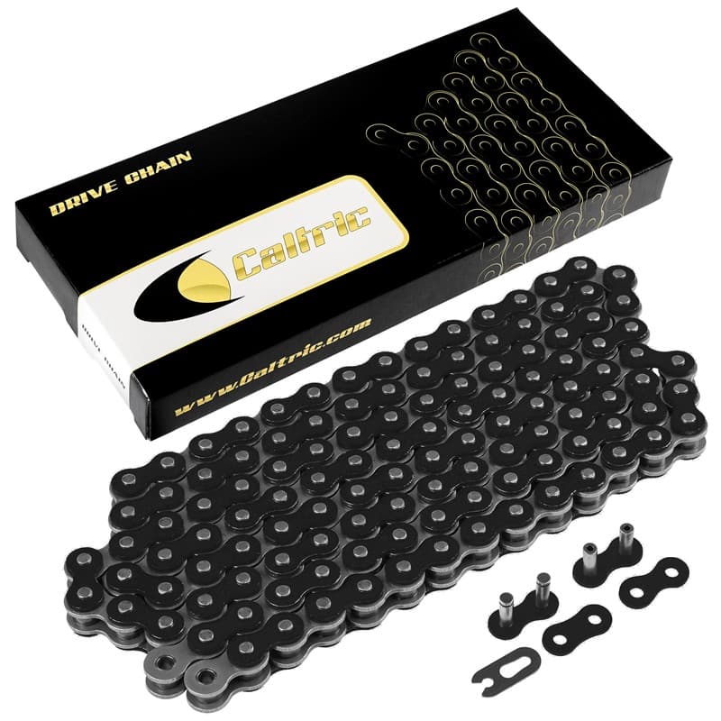 Black Drive Chain for Bike | Motorcycle Quad 520-Pitch 120-Links Non O-Ring