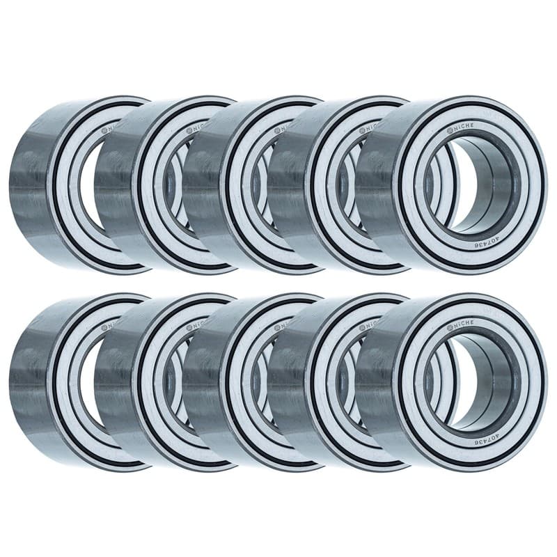NICHE Wheel Bearing 40x74x36mm Double Row Angular Contact 10 Pack