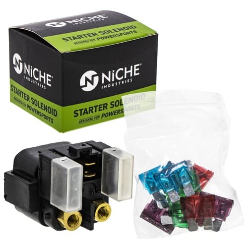 NICHE Starter Solenoid Relay Switch for Yamaha 4BH-81940-02 Wolverine YFM35FXG