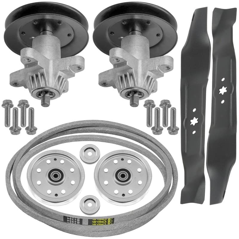 Deck Spindle w/ Pulley Blade Belt for Cub Cadet LT1040 LT1042 LT-942 42"