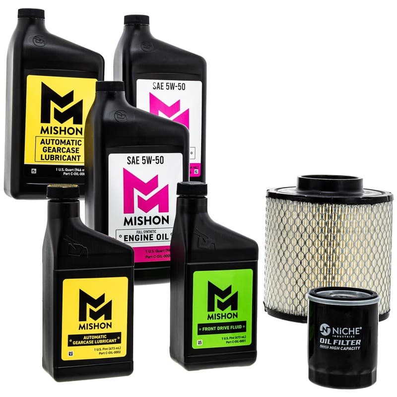 MISHON Full Service Oil Change Kit for Polaris Ranger 500 570 SP Crew UTV