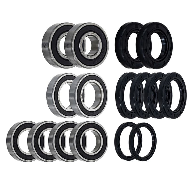 NICHE Wheel Bearing Seal Kit for Yamaha Blaster 200 6202-2RS 6904-2RS 6007-2RS
