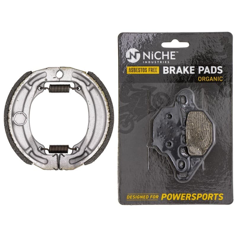 NICHE Brake Pad with Shoe Set for Suzuki DRZ125 59301-20870 Organic Complete