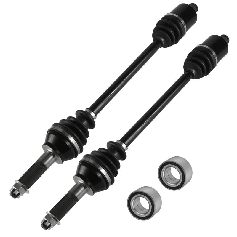 Rear Left & Right CV Joint Axle W/ Bearing For Polaris Ranger 800 4X4 2010-14