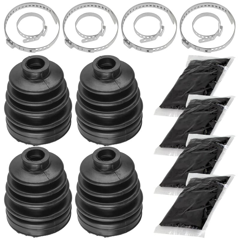 2 Front Axle Outer And Inner CV Boot Kit for Polaris Sportsman 400 HO 2013 2014