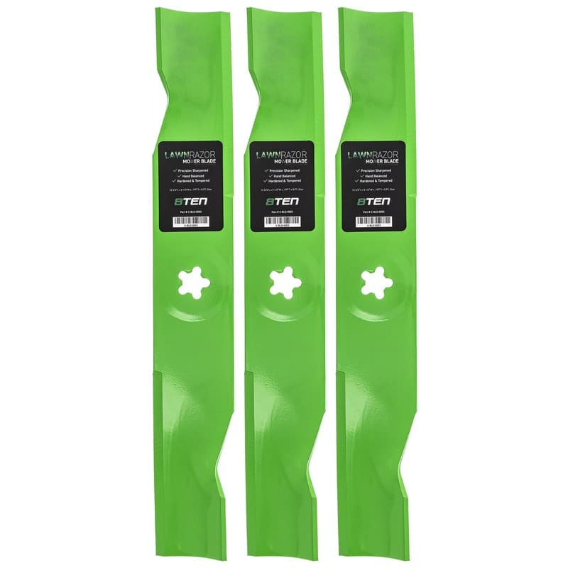 LawnRAZOR Mower Blade Set for Statesman SPGT25H48A SP25PH48STC 3-Pack