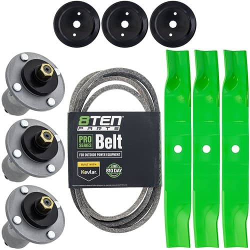 8TEN Blade Spindle Belt Kit for Ariens Gravely Ikon ZTX ZT XL 48 09659000