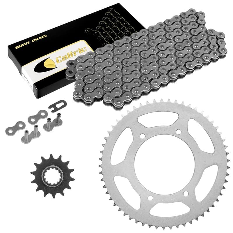 Drive Chain & Sprockets Kit for Suzuki DR-Z125L DRZ125L 2003-2016
