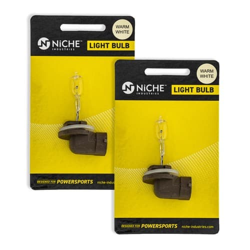 NICHE 886 Headlight Bulb for Polaris Sportsman RZR Ranger 400 570 EV 2 Pack