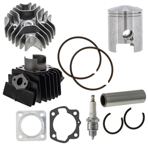 NICHE Cylinder Head Wiseco Piston Gasket Kit for Suzuki JR50 1985-2006