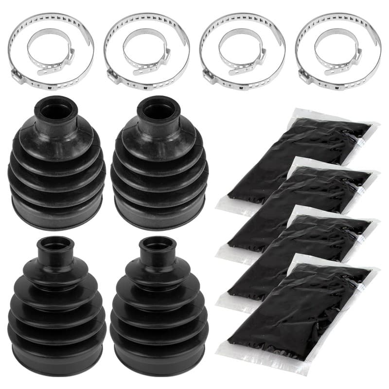 2 Rear Axle Outer And Inner CV Boot Kit for Polaris Ranger 900 4X4 Diesel 11-14