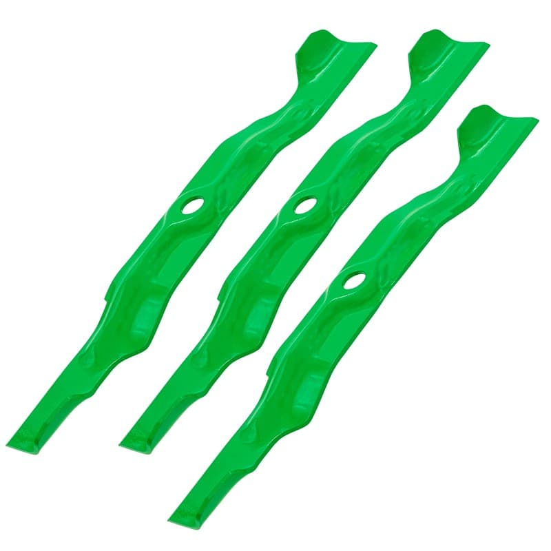 Caltric 759-04047 Deck Blades For MTD / Cub Cadet / Troy Bilt / White Outdoor