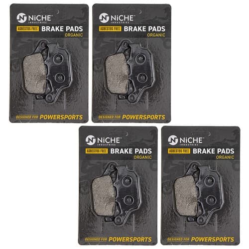 NICHE Brake Pad Set for Honda CBR250R CBR300R CB300F Suzuki Rear Organic 4 Pack