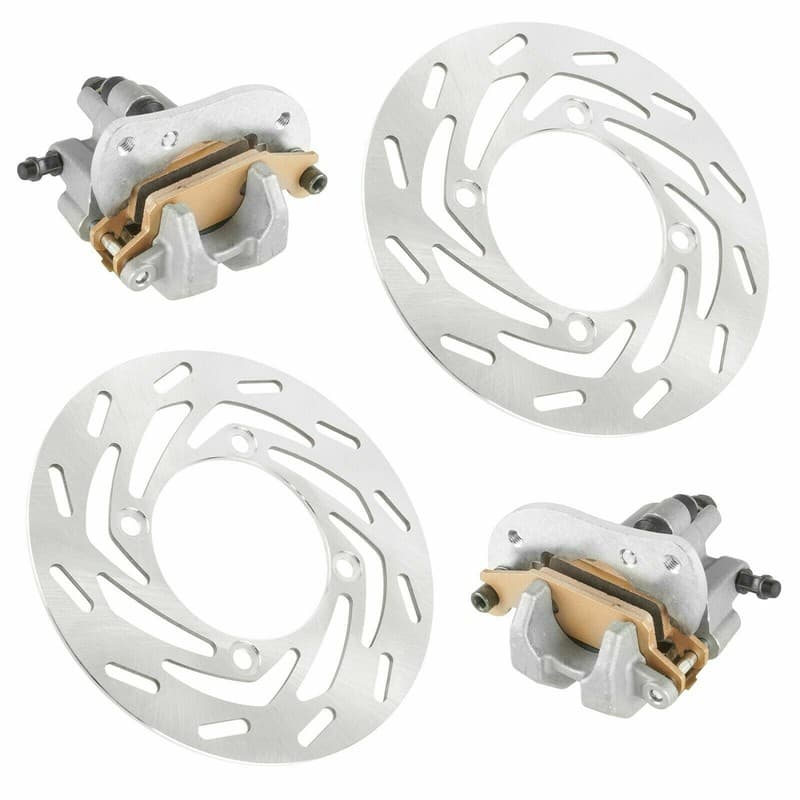 for Yamaha Grizzly 700 YFM700 2007-2026 Front Left Right Brake Caliper and Disc