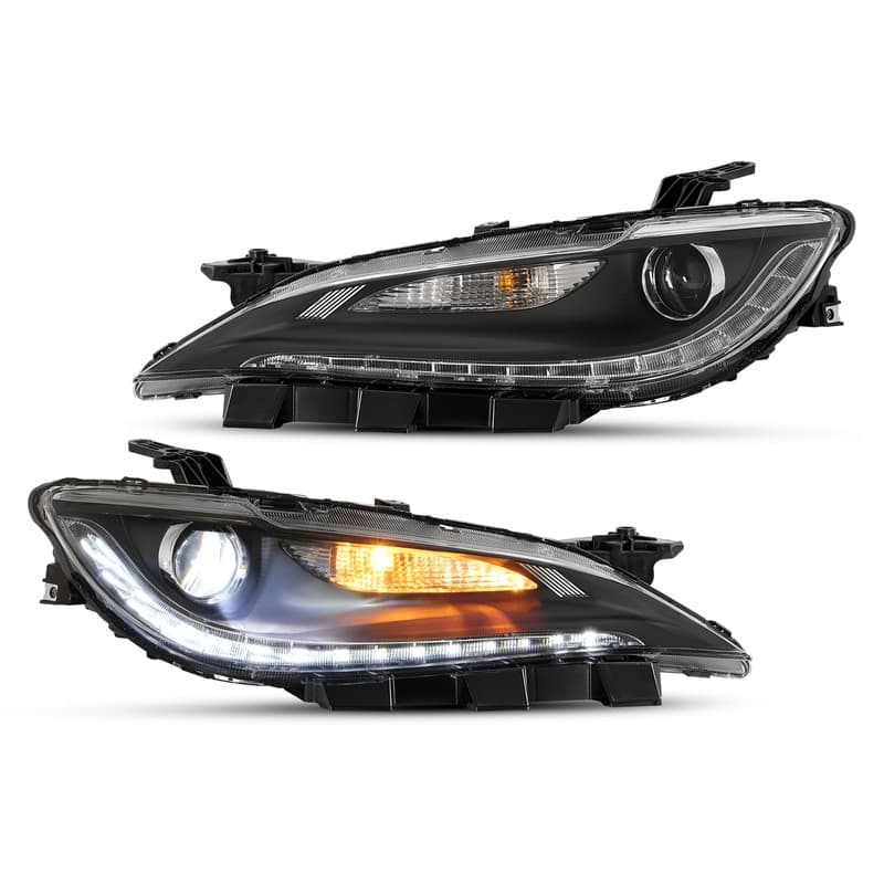 For Chrysler 200  2016-2017 Clear HID Headlight Headlamp w/LED DRL Projector