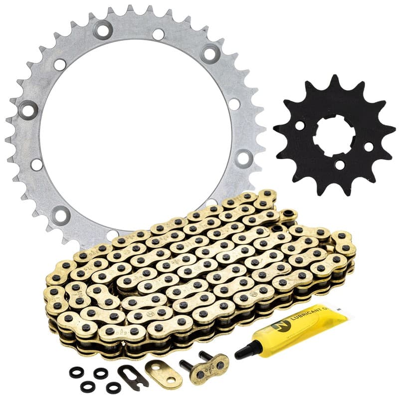 Sprocket Chain Set for Yamaha Warrior 350 13/40 Tooth 520 X-Ring Front Rear Kit
