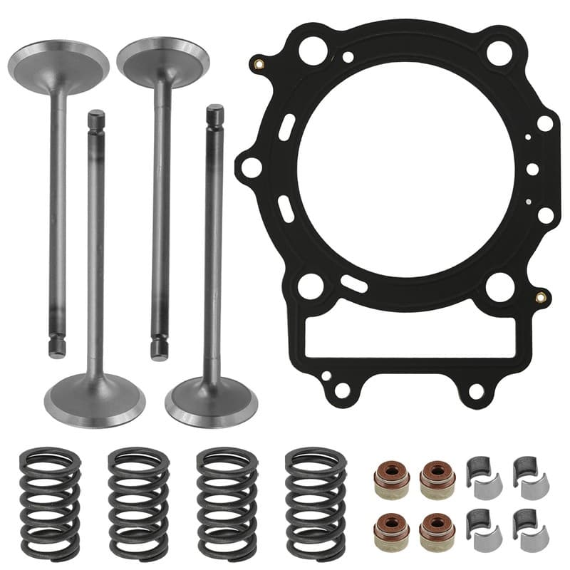 Intake & Exhaust Valve Kit & Head Gasket For Arctic Cat Prowler XT 650 2006-2009