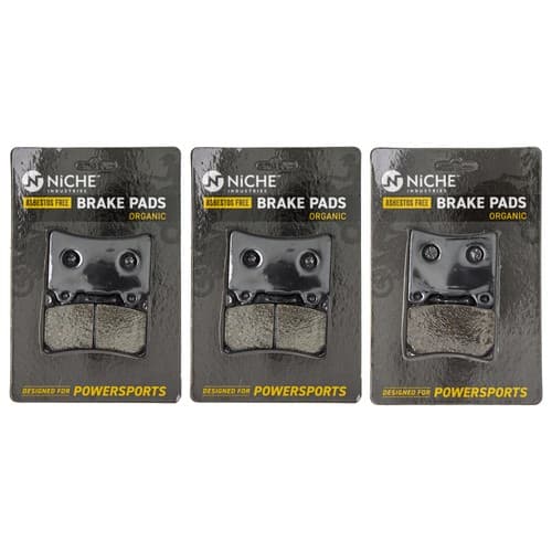 NICHE Brake Pad Set for Yamaha FZR1000 FZ600 TDM850 FJ1200 Front Rear Organic