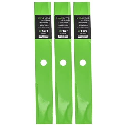 LawnRAZOR Blade Set John Deere M41237 110 140 050321 38 Inch Notched High Lift