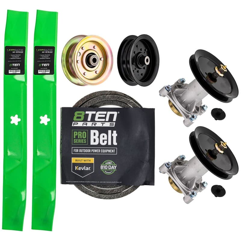 Deck Blade Spindle Belt Idler Kit for AYP Husqvarna YTH2042 42-Inch 587819701