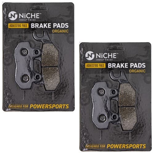 NICHE Brake Pad Set for Triumph Tiger 1050 Speed Triple Rear Organic 2 Pack