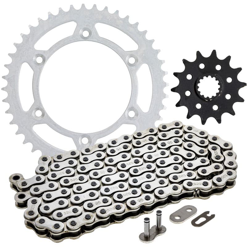 Sprocket Chain Set for Suzuki DR350 14/44 Tooth 520 Front Rear Kit Combo