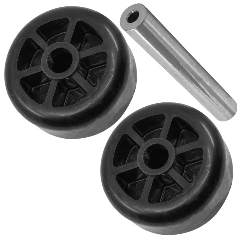 Caltric TCU34060 TCU27152 / TCU27151 Deck Gauge Wheel with Axle for John Deere