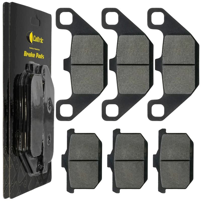 Caltric Front and Rear Brake Pads for Kawasaki ZL1000 Eliminator 1000 1987