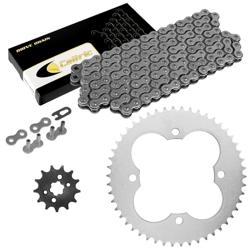 Drive Chain & Sprockets Kit for Honda TRX90 TRX90EX TRX90X 2X4 1993-2017