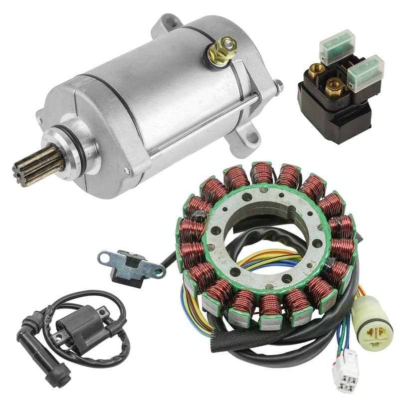 Stator for Yamaha Kodiak 400 2000-2006 Starter Solenoid Ignition Coil Atv