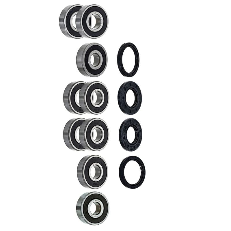 NICHE Wheel Bearing Seal Kit for Yamaha FZR600 FZ700 Fazer 700 FZ750 6203-2RS
