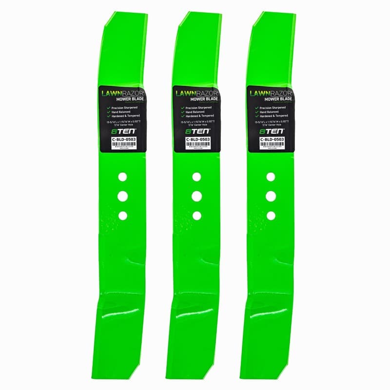 LawnRAZOR Blade for Husqvarma R18 R216 R220T R320 504188201 Mulching 3 Pack