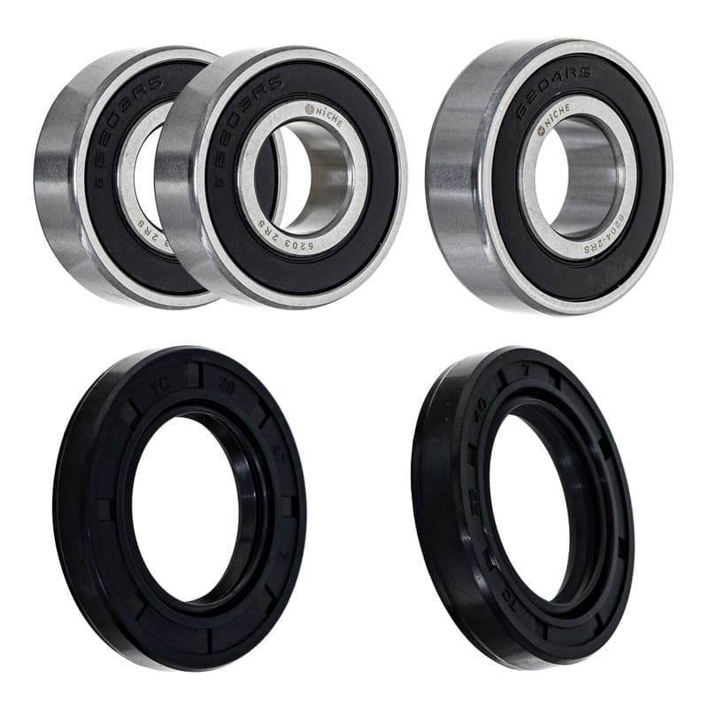 NICHE Wheel Bearing Seal Kit for Honda XR250L 6203-2RS 6204-2RS Motorcycle