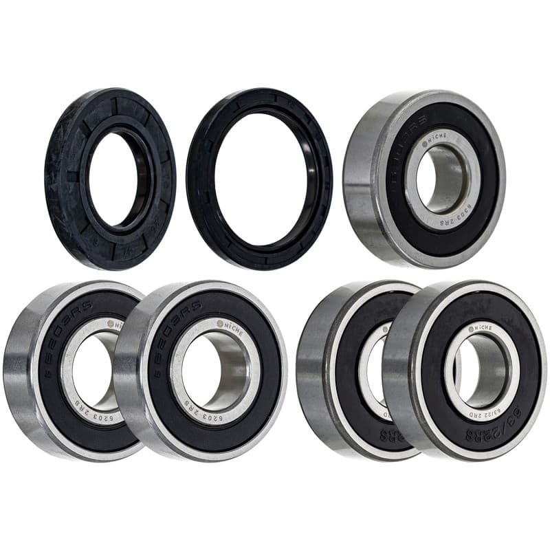 NICHE Wheel Bearing Seal Kit for Yamaha XJ600 Seca II FZR600 FZX700 FZ750 TDM850