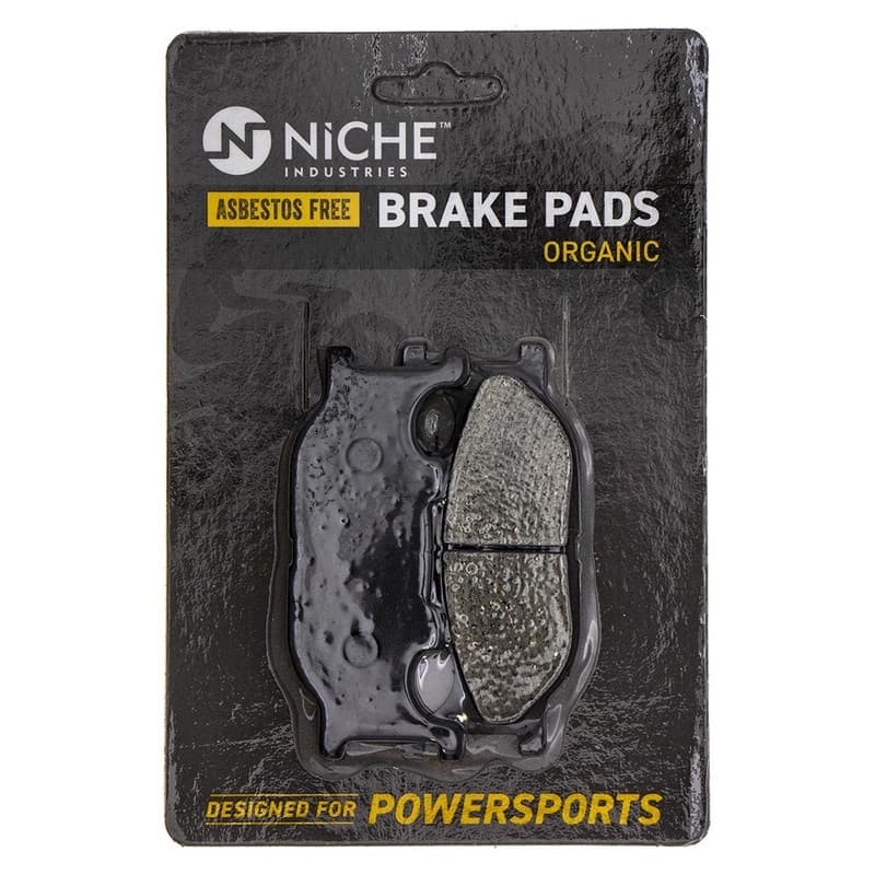 NICHE Brake Pad Set for Yamaha V Star 1100 FZ6 FZ6R Virago 250 Front Organic