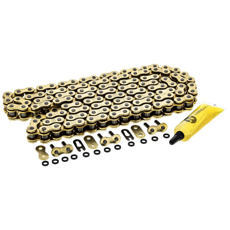 NICHE Gold 420 X-Ring Chain 122 Links With Connecting Master Link Motorcycle