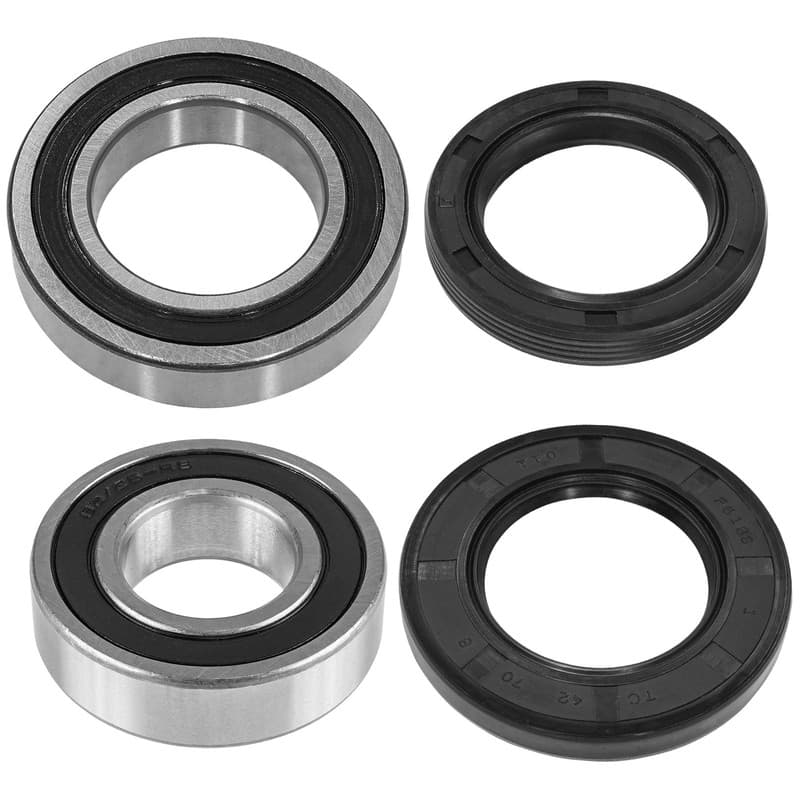 Rear Wheel Ball Bearings Seals Kit for Yamaha Wolverine 350 YFM350 4WD 1996 99
