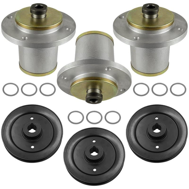 Deck Spindle & Pulley for Husqvarna BZ6127 BZ6134 BZ7234 61" 72" 539107408
