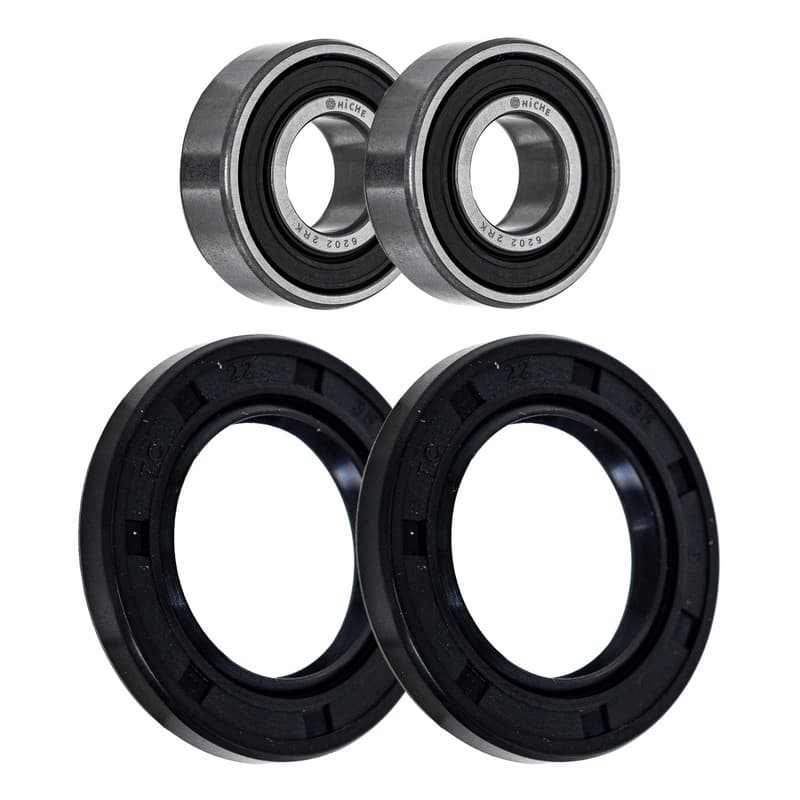 NICHE Wheel Bearing Seal Kit for Kawasaki BN125 6202-2RKQE6 Motorcycle