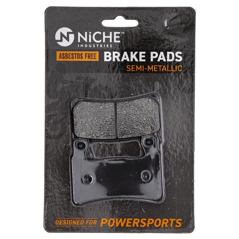 NICHE Brake Pad Set for Honda CBR600RR Kawasaki Ninja ZX6R Front Semi-Metallic