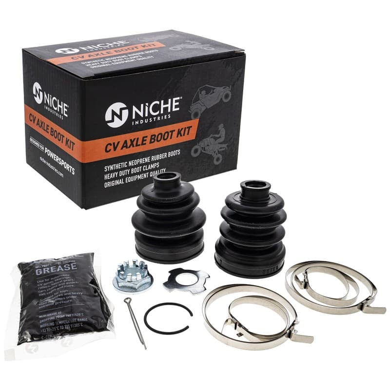 NICHE Rear CV Axle Boot Kit for Suzuki 64930-31G13 64931-31G12 King Quad 750