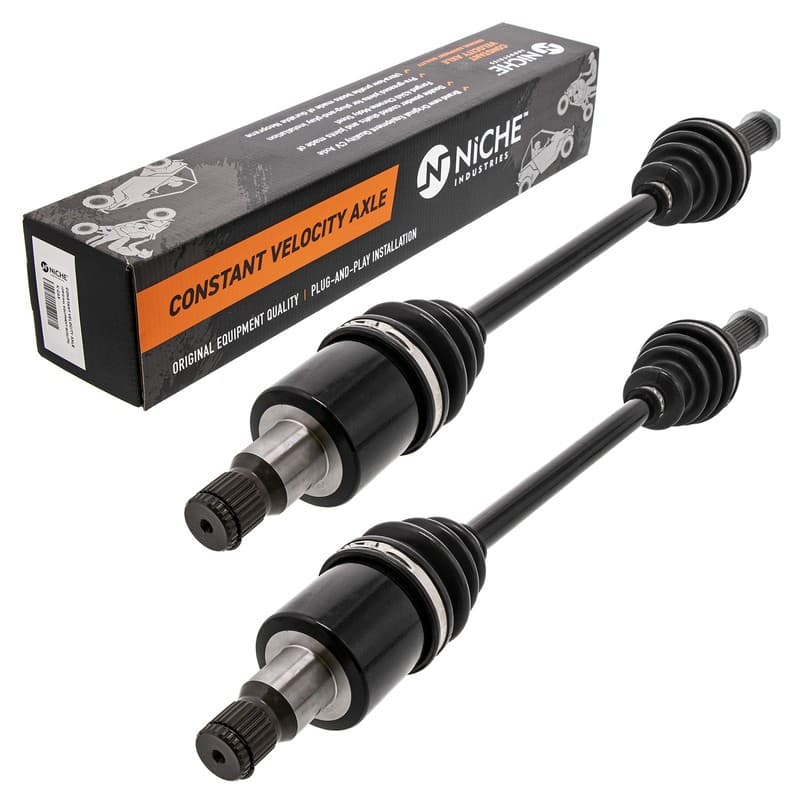 NICHE Rear CV Axle Half Drive Shaft for Polaris RZR 4 800 1332883 1332638 2 Pack