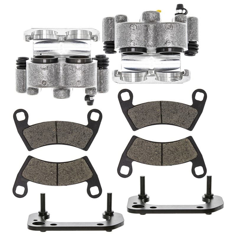 Front Left Right Brake Caliper Pad Set for Pair Polaris Ranger Crew 570 EV